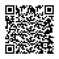 QR Code for Phone number +2697476624