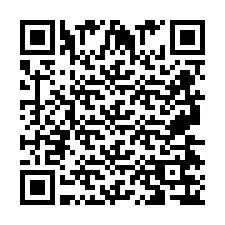 QR Code for Phone number +2697476743