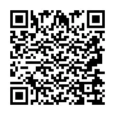 Código QR para número de telefone +2697476785