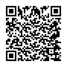 QR-kood telefoninumbri jaoks +2697476796