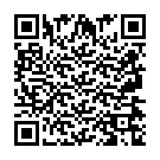QR Code for Phone number +2697476804