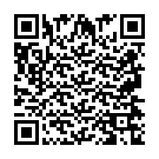 QR Code for Phone number +2697476816