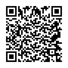 QR Code for Phone number +2697476827