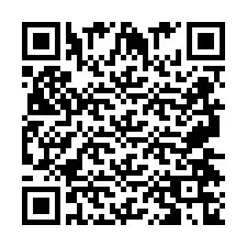 QR Code for Phone number +2697476873