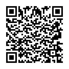 Kod QR dla numeru telefonu +2697476950