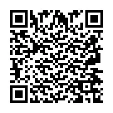 電話番号のQRコード +2697476968