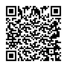 QR-code voor telefoonnummer +2697476994