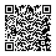 QR-код для номера телефона +2697476997