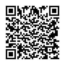 QR Code for Phone number +2697477016