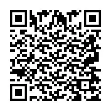 QR Code for Phone number +2697477019
