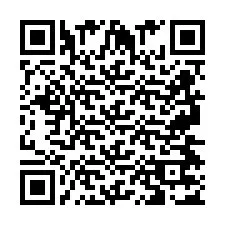 QR Code for Phone number +2697477026