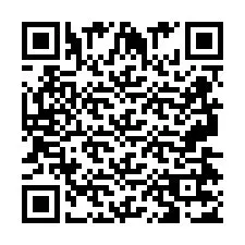 QR Code for Phone number +2697477045