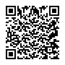 QR-Code für Telefonnummer +2697477071