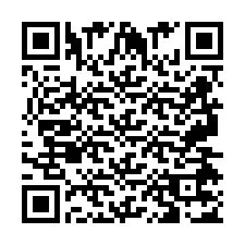 QR-Code für Telefonnummer +2697477089