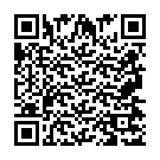 QR-код для номера телефона +2697477117