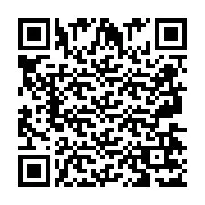 QR-code voor telefoonnummer +2697477150