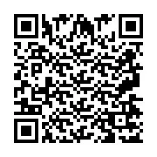 QR-код для номера телефона +2697477151