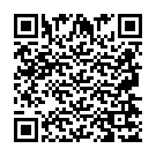 QR-код для номера телефона +2697477152