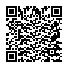 QR Code for Phone number +2697477167