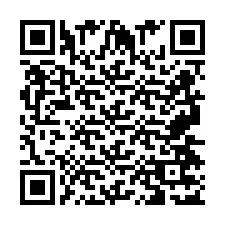 QR kód a telefonszámhoz +2697477177