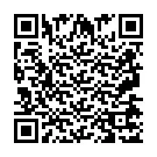 Código QR para número de teléfono +2697477181