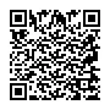 QR Code for Phone number +2697477202