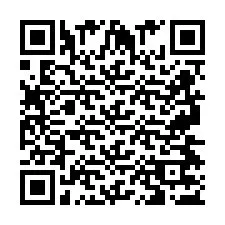 QR-код для номера телефона +2697477226