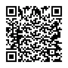 電話番号のQRコード +2697477229