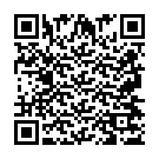 QR код за телефонен номер +2697477236