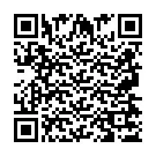 QR-код для номера телефона +2697477246