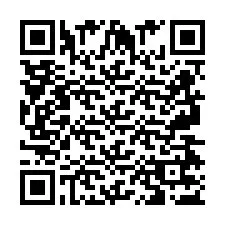 Código QR para número de teléfono +2697477248