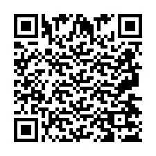 Código QR para número de teléfono +2697477261