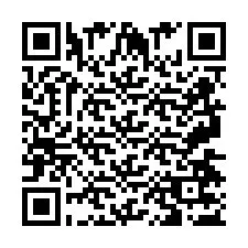 Código QR para número de teléfono +2697477271