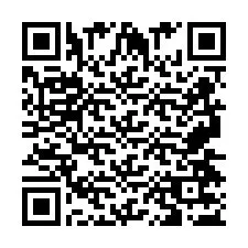 QR-код для номера телефона +2697477277