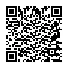 QR-Code für Telefonnummer +2697477303