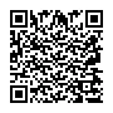 QR Code for Phone number +2697477308