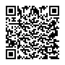 QR Code สำหรับหมายเลขโทรศัพท์ +2697477346