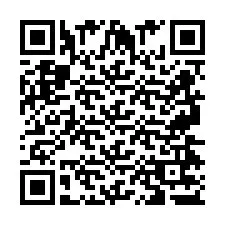 QR код за телефонен номер +2697477356