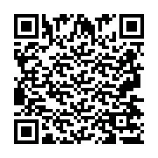 QR Code pour le numéro de téléphone +2697477365