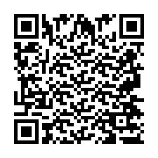 Código QR para número de teléfono +2697477376