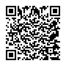 QR-Code für Telefonnummer +2697477387