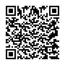 QR код за телефонен номер +2697477391