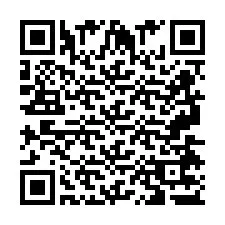 Código QR para número de telefone +2697477395