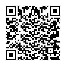 QR код за телефонен номер +2697477399