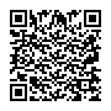 QR Code pour le numéro de téléphone +2697477410