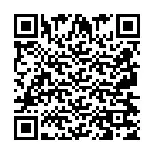 QR Code สำหรับหมายเลขโทรศัพท์ +2697477424