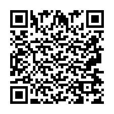 QR Code สำหรับหมายเลขโทรศัพท์ +2697477425