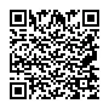 QR kód a telefonszámhoz +2697477447