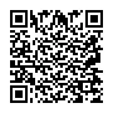 QR-code voor telefoonnummer +2697477449