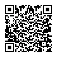 QR-код для номера телефона +2697477454